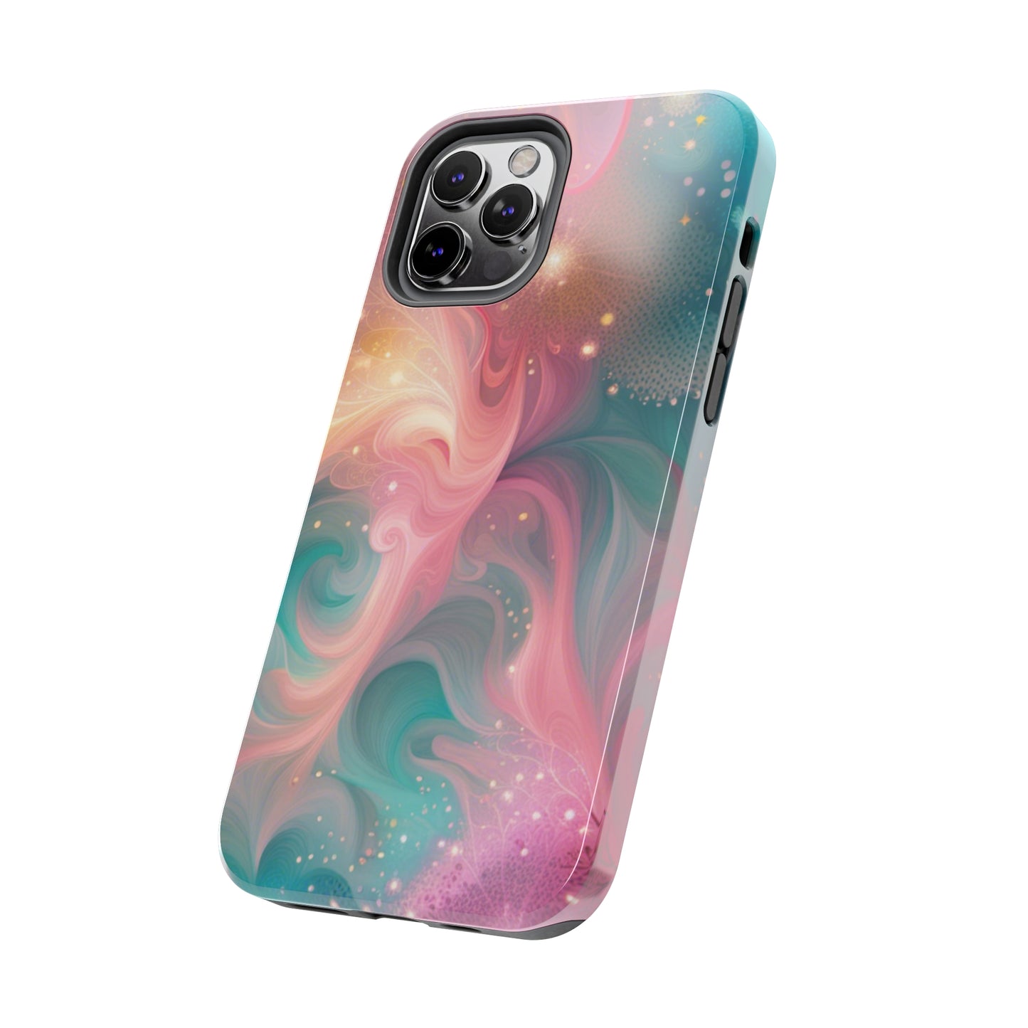 Pastel Pattern Design Tough Phone Case compatible with a large variety of iPhone models, Phone Case, Gift