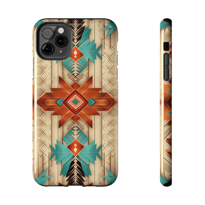 Beautiful Native American Pattern Design Tough Phone Case compatible with a large variety of iPhone models, Gift, Phone Case