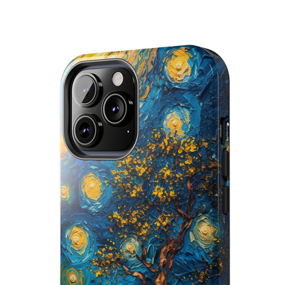 Yellow Dreamy Artistic Sky Design Tough Phone Case