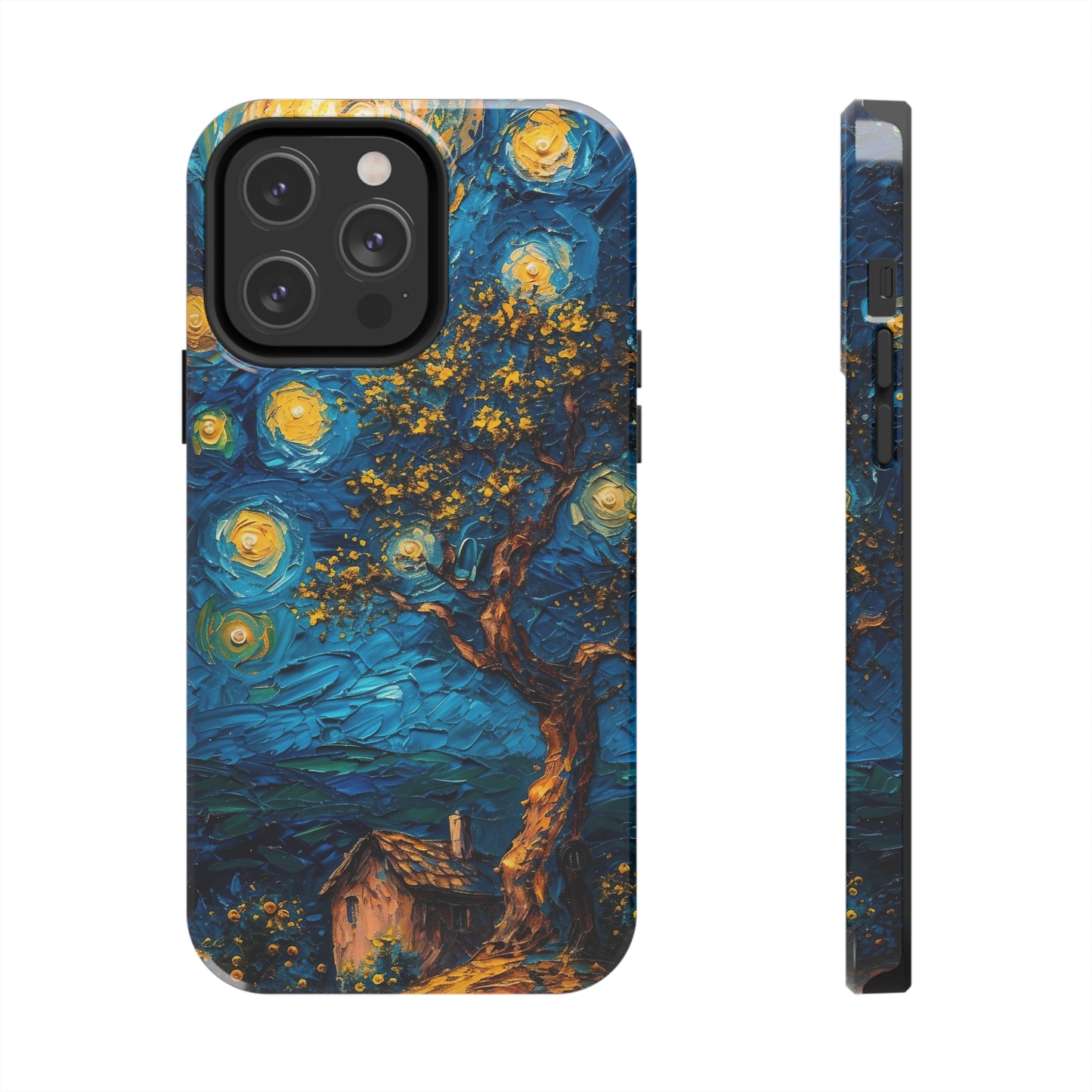 Yellow Dreamy Artistic Sky Design Tough Phone Case