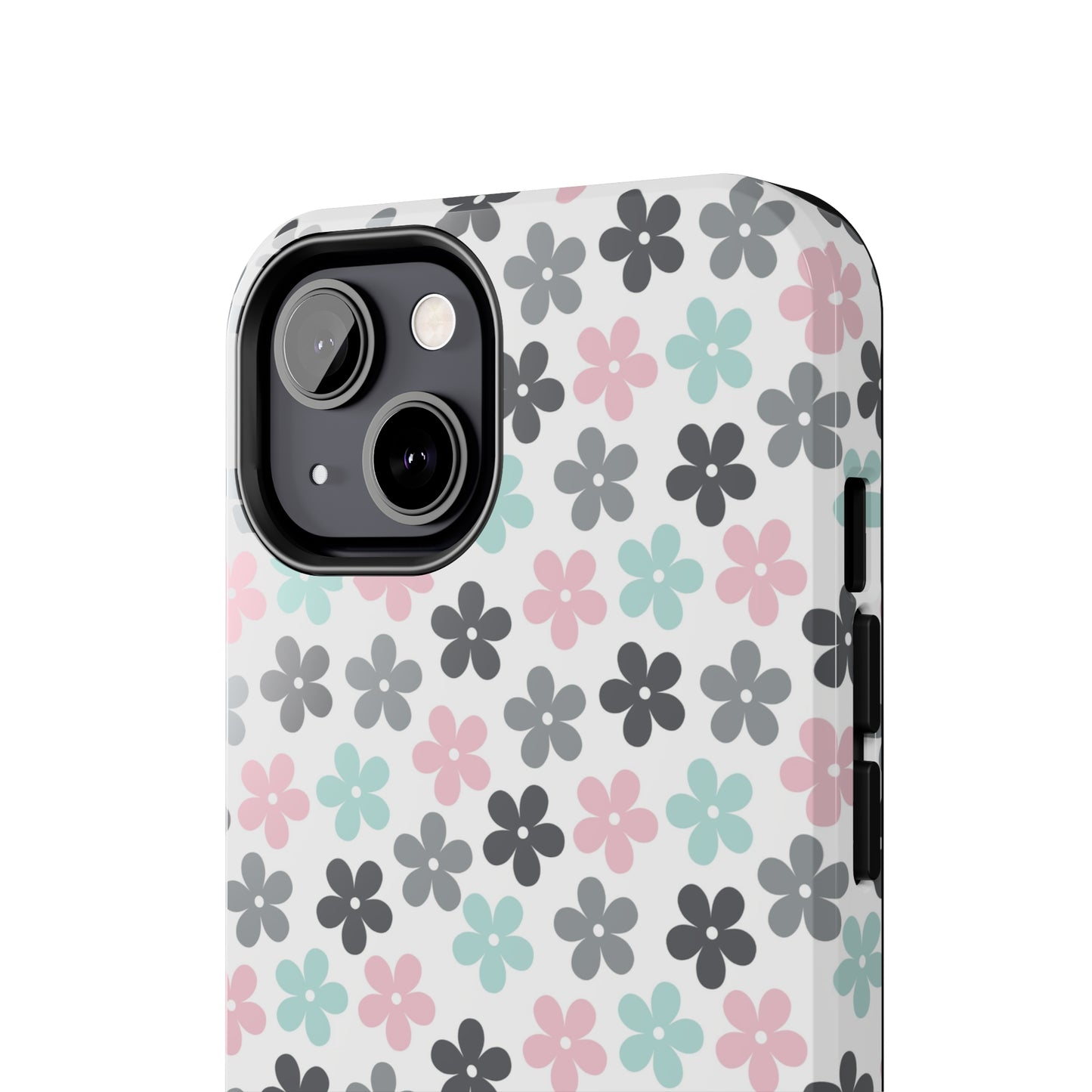 Pastel Groovy Flowers print design Tough Phone Case compatible with a large variety of iphone models