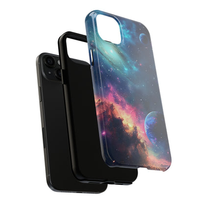 Galaxy pattern Digital print Design Tough Phone Case compatible with a large variety of iPhone models, Gift, Phone Case