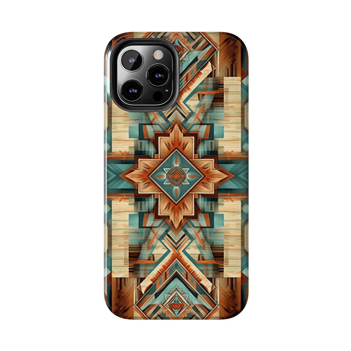 Native American Pattern Design Tough Phone Case compatible with a large variety of iPhone models, Gift, Phone Case