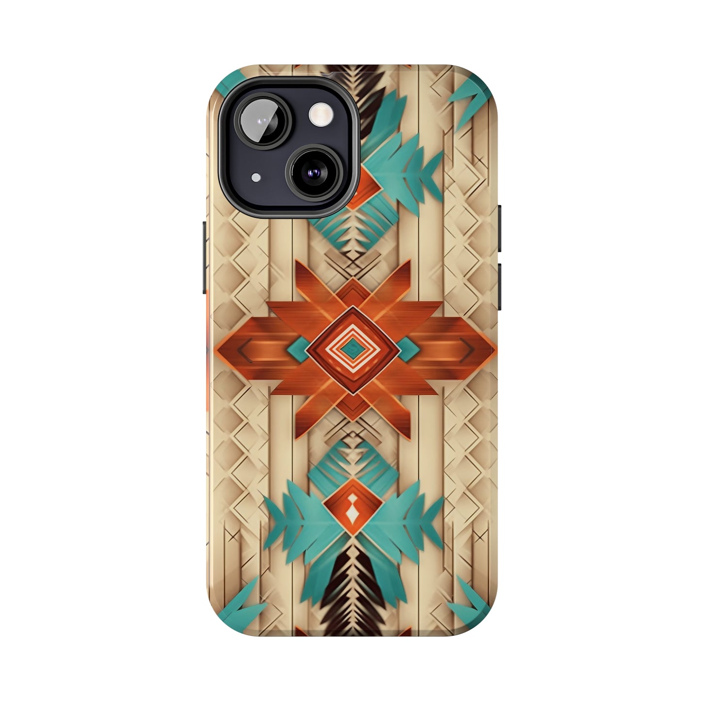 Beautiful Native American Pattern Design Tough Phone Case compatible with a large variety of iPhone models, Gift, Phone Case