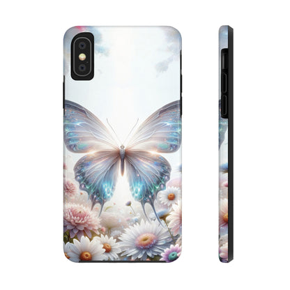 Fantasy Butterfly and Floral design Tough Phone Case compatible with a large variety of iphone models