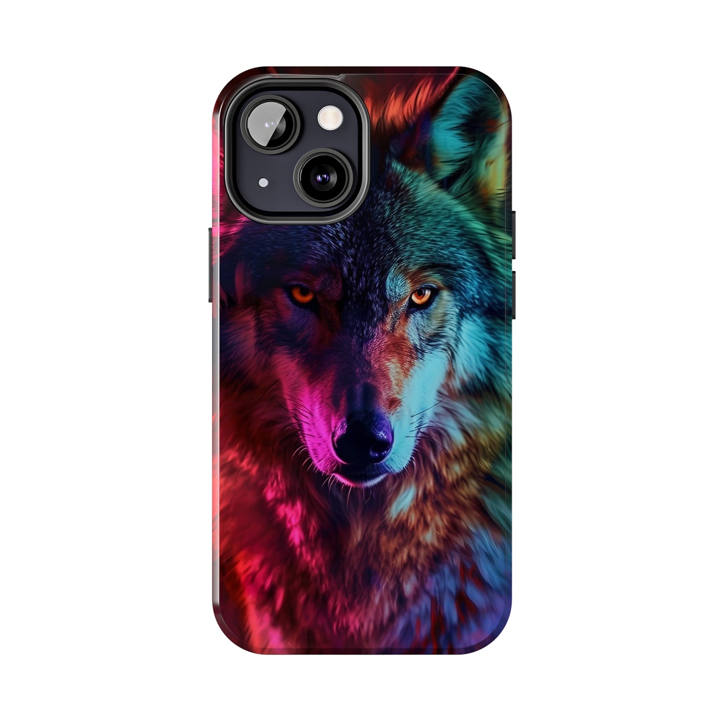 Wolf Digital print Design Tough Phone Case compatible with a large variety of iPhone models, Gift, Phone Case