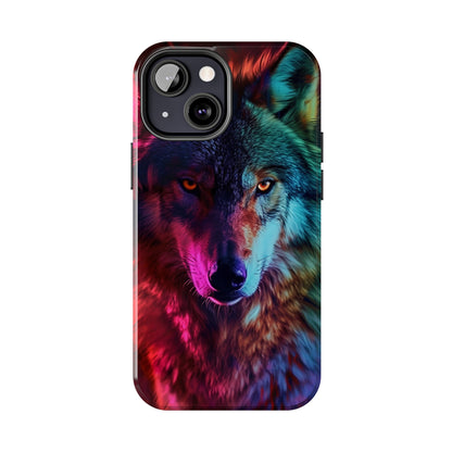 Wolf Digital print Design Tough Phone Case compatible with a large variety of iPhone models, Gift, Phone Case