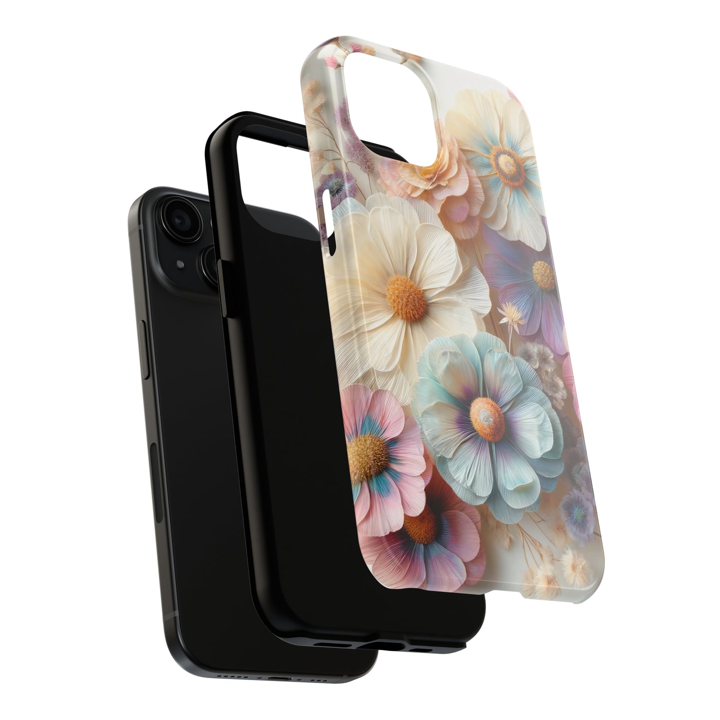 Beautiful Spring Flower Bouquet Digital print Design Tough Phone Case compatible with a large variety of iPhone models, Gift, Phone Case