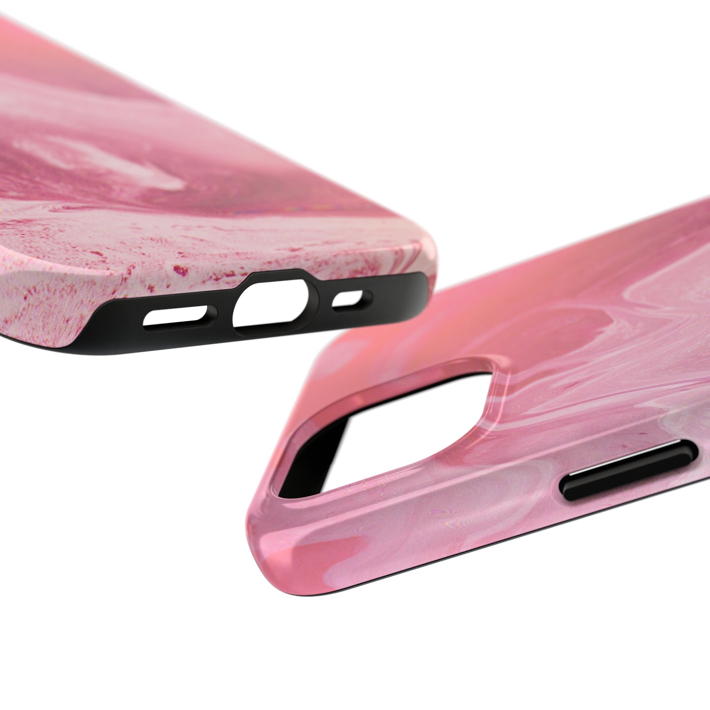 Pink Marble Design Tough Phone Case compatible with a large variety of iphone models, Gift, Phone Case