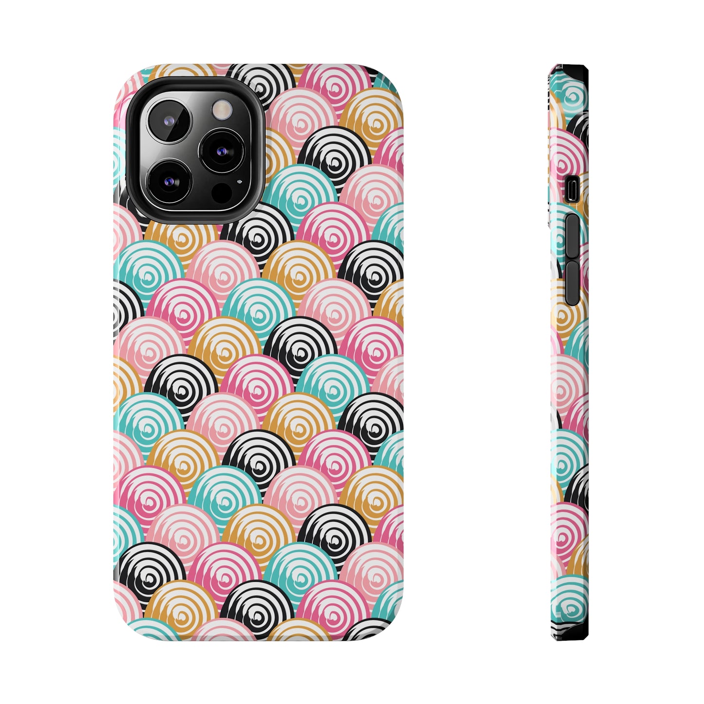 Rainbow Swirls Pattern design Tough Phone Case compatible with a large variety of iphone models