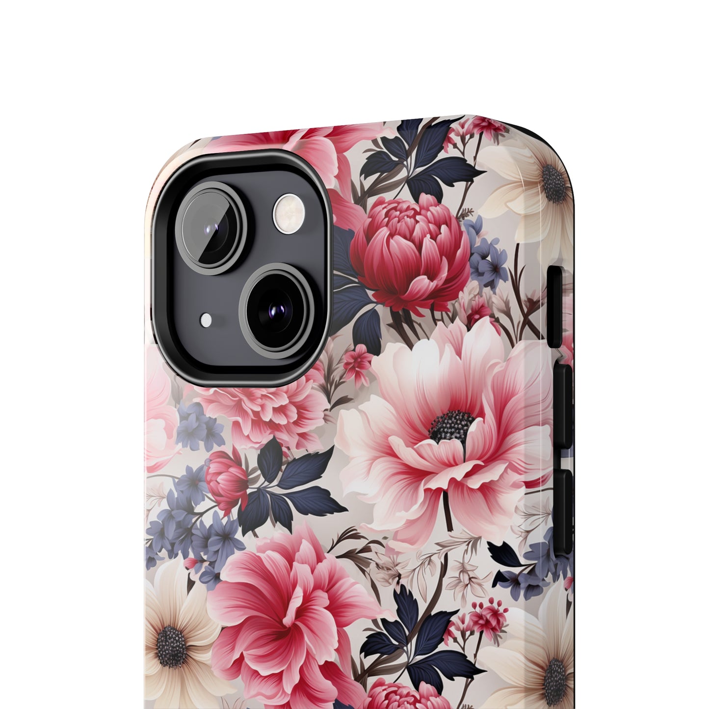 Elegant Blooms Digital print Design Tough Phone Case compatible with a large variety of iPhone models, Gift, Phone Case