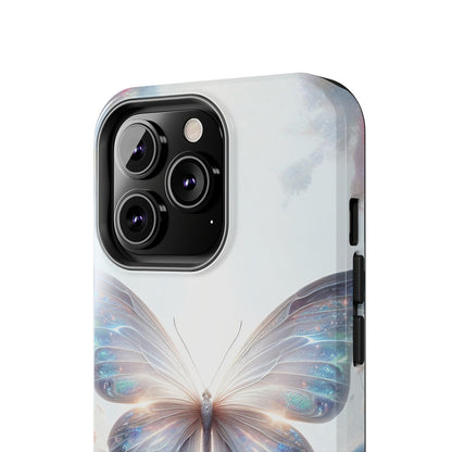 Fantasy Butterfly and Floral design Tough Phone Case compatible with a large variety of iphone models