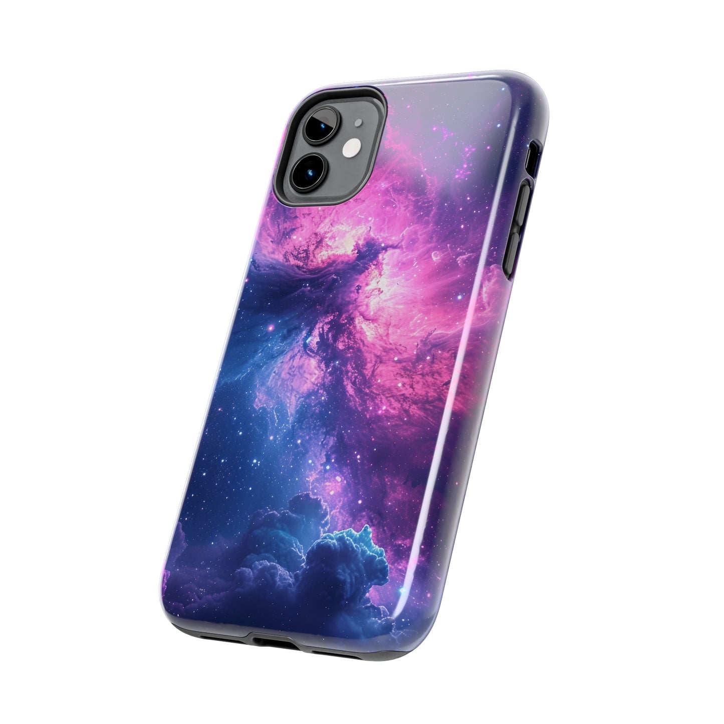 Cosmic Landscape Starry Night Design Phone Case- Lightweight, Impact Resistant Cover for iPhone 6, 6s, 12, 13, 14, 15