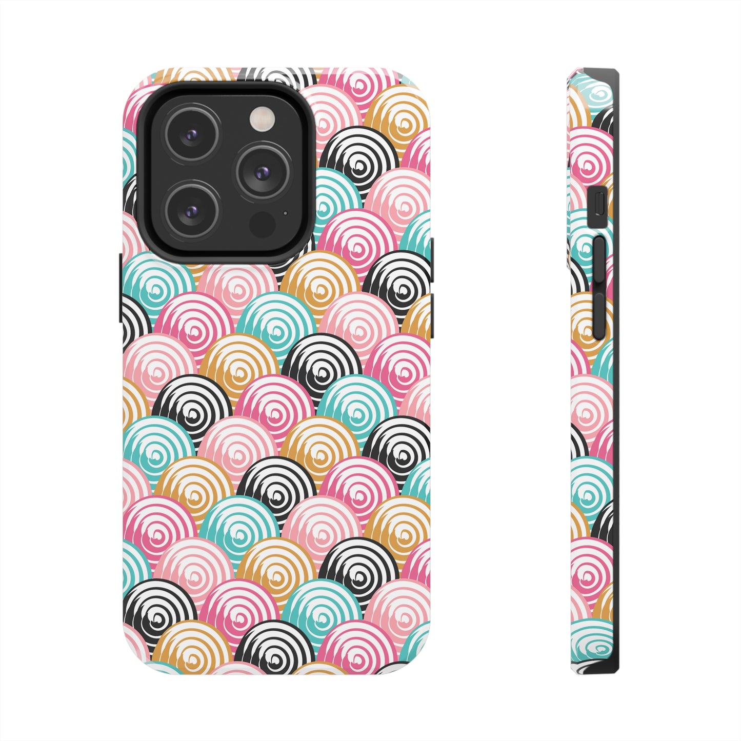 Rainbow Swirls Pattern design Tough Phone Case compatible with a large variety of iphone models