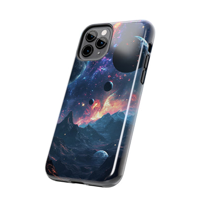 Galaxy Themed Digital print Design Tough Phone Case compatible with a large variety of iPhone models, Gift, Phone Case