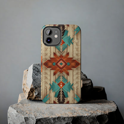 Beautiful Native American Pattern Design Tough Phone Case compatible with a large variety of iPhone models, Gift, Phone Case