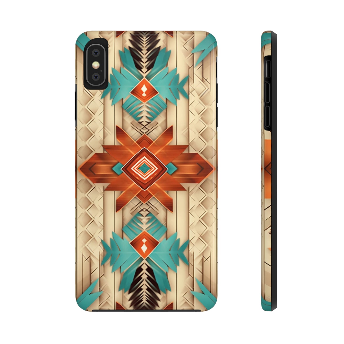 Beautiful Native American Pattern Design Tough Phone Case compatible with a large variety of iPhone models, Gift, Phone Case