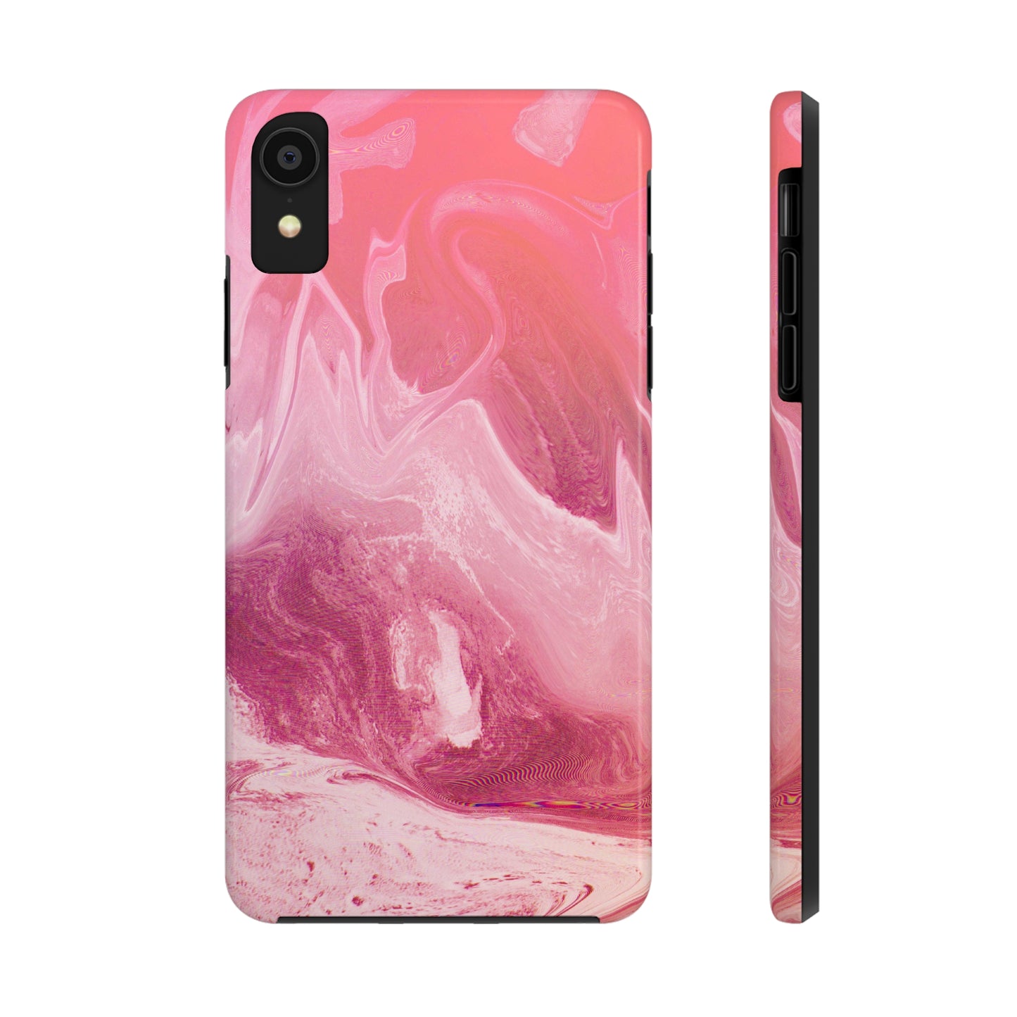 Pink Marble Design Tough Phone Case compatible with a large variety of iphone models, Gift, Phone Case