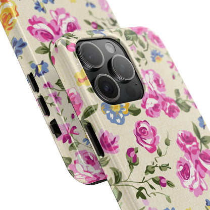 Western Pink Roses Design Tough Phone Case compatible with a large variety of iphone models