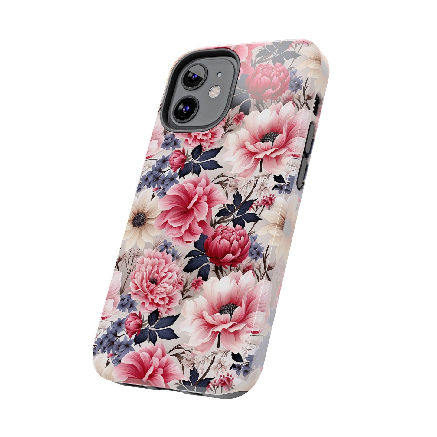 Elegant Blooms Digital print Design Tough Phone Case compatible with a large variety of iPhone models, Gift, Phone Case