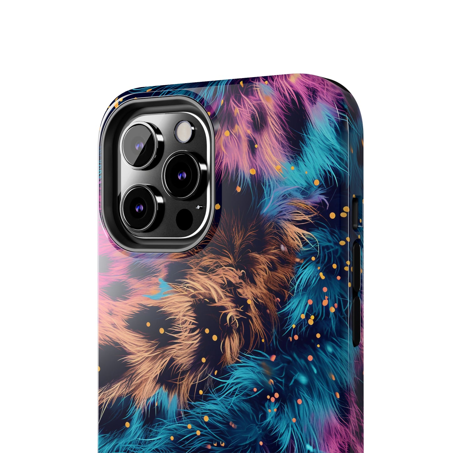 Multicolor unique leopard Pattern Design Tough Phone Case compatible with a large variety of iPhone models, Gift, Phone Case