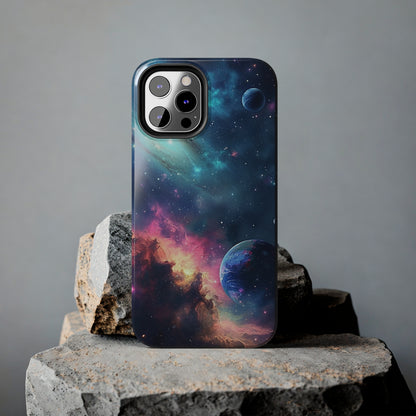 Galaxy pattern Digital print Design Tough Phone Case compatible with a large variety of iPhone models, Gift, Phone Case