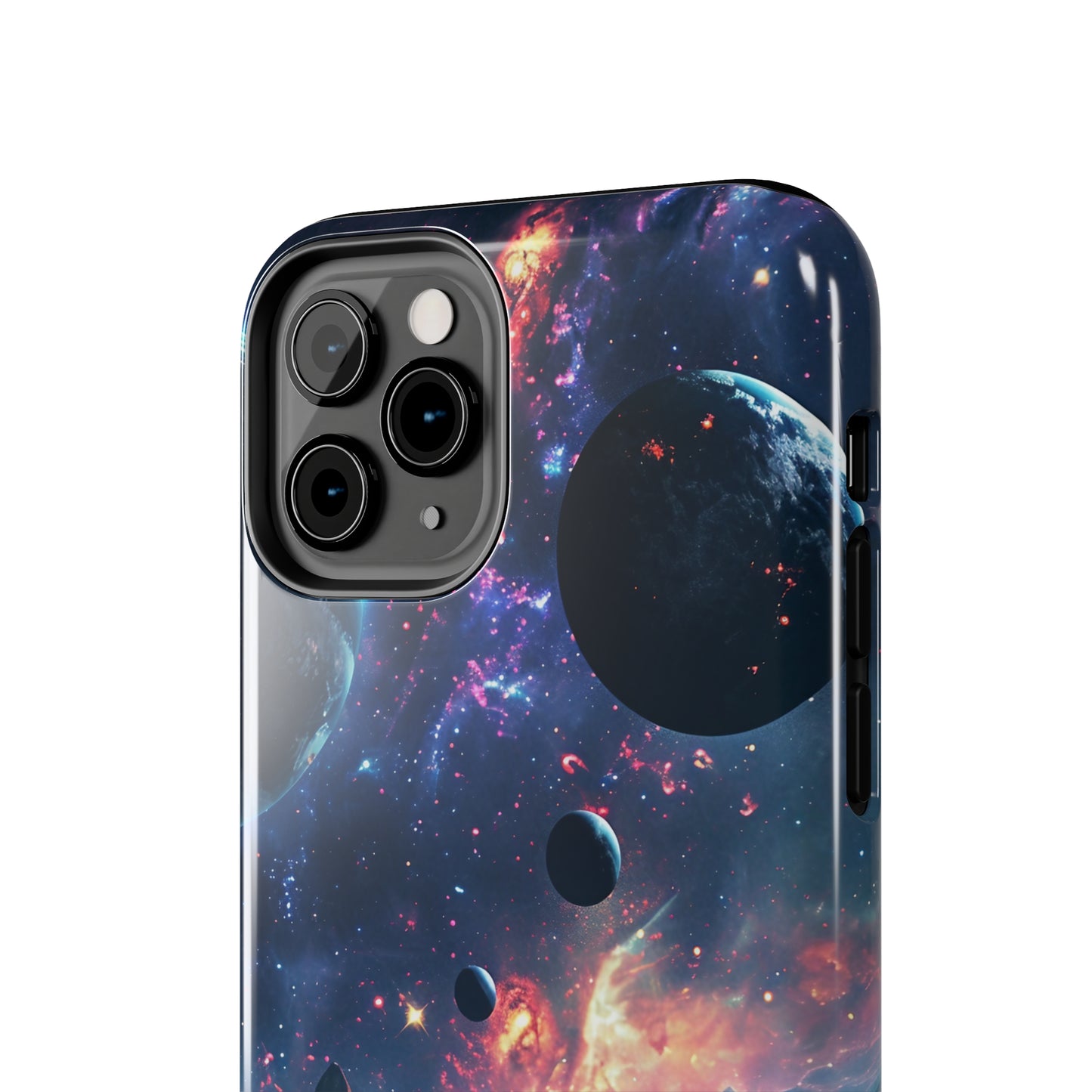 Galaxy Themed Digital print Design Tough Phone Case compatible with a large variety of iPhone models, Gift, Phone Case