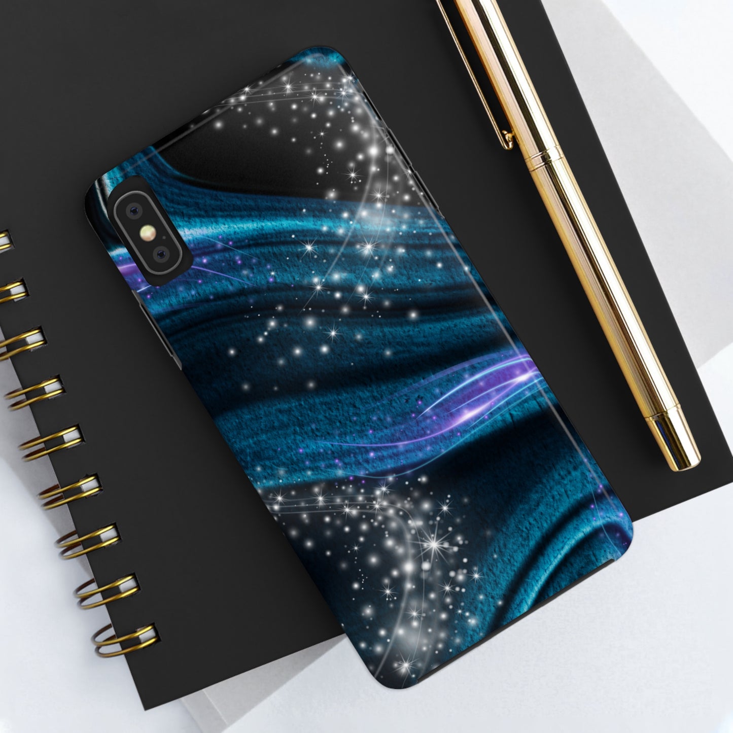 Night Sky Print design Tough Phone Case compatible with a large variety of iPhone models, Birthday Gift, Phone Case