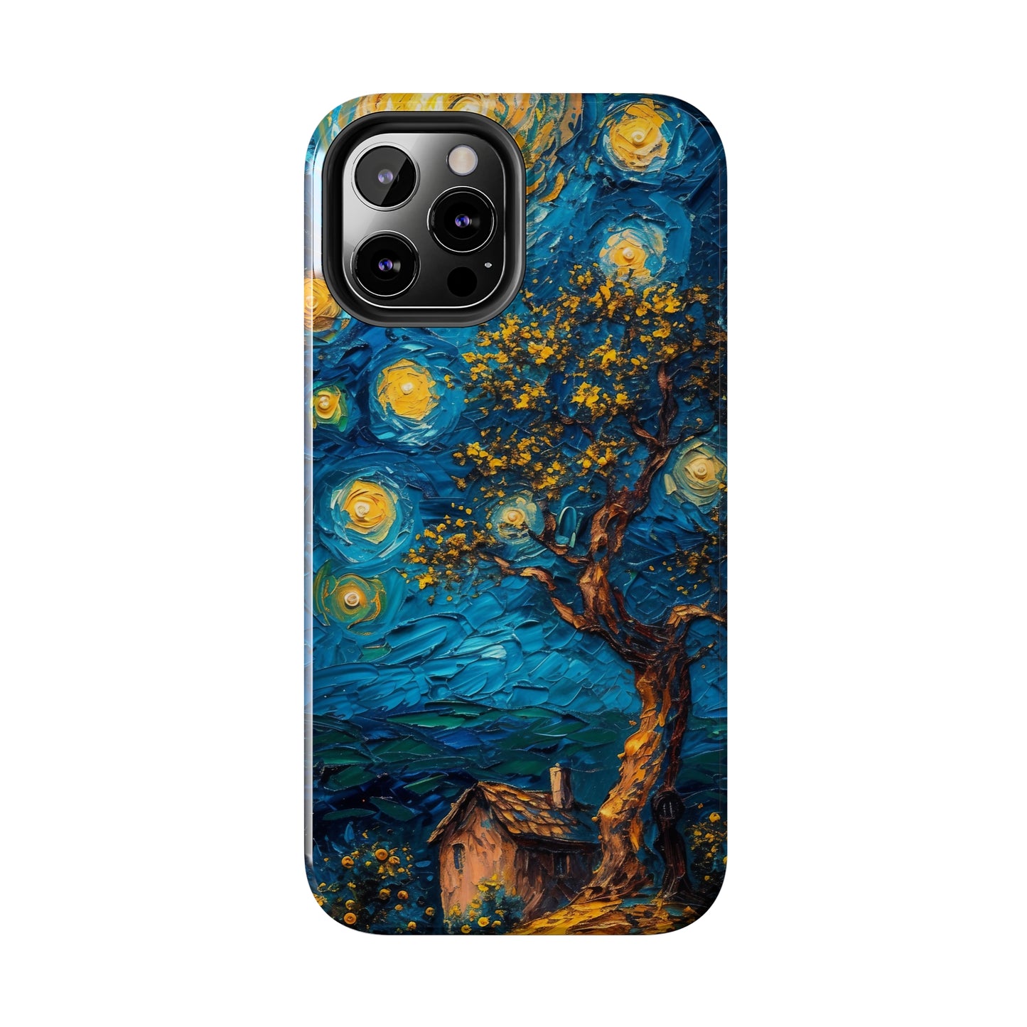 Yellow Dreamy Artistic Sky Design Tough Phone Case