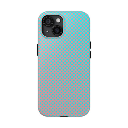 Pink and Blue Ombre Polka Dot Design Tough Phone Case compatible with a large variety of iphone models, Gift, Phone Case