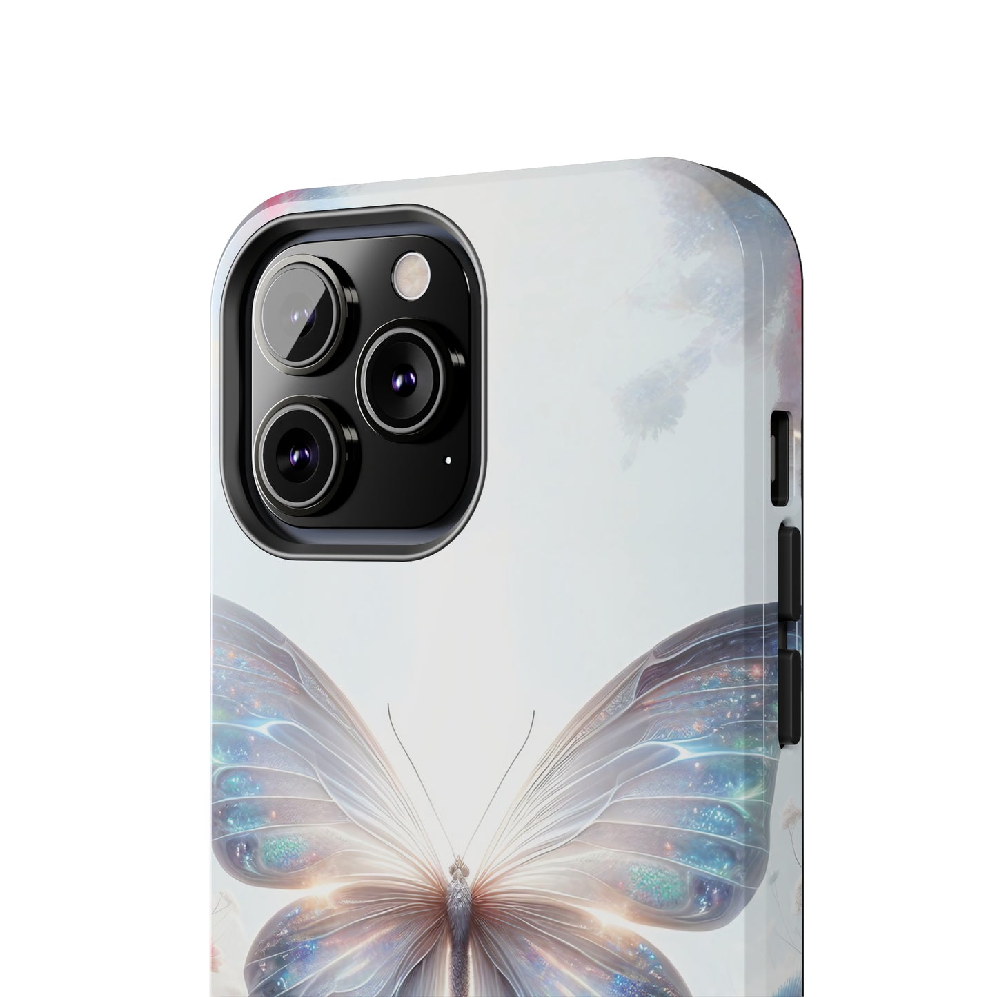 Fantasy Butterfly and Floral design Tough Phone Case compatible with a large variety of iphone models