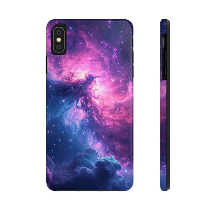 Cosmic Landscape Starry Night Design Phone Case- Lightweight, Impact Resistant Cover for iPhone 6, 6s, 12, 13, 14, 15