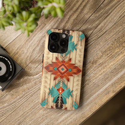 Beautiful Native American Pattern Design Tough Phone Case compatible with a large variety of iPhone models, Gift, Phone Case