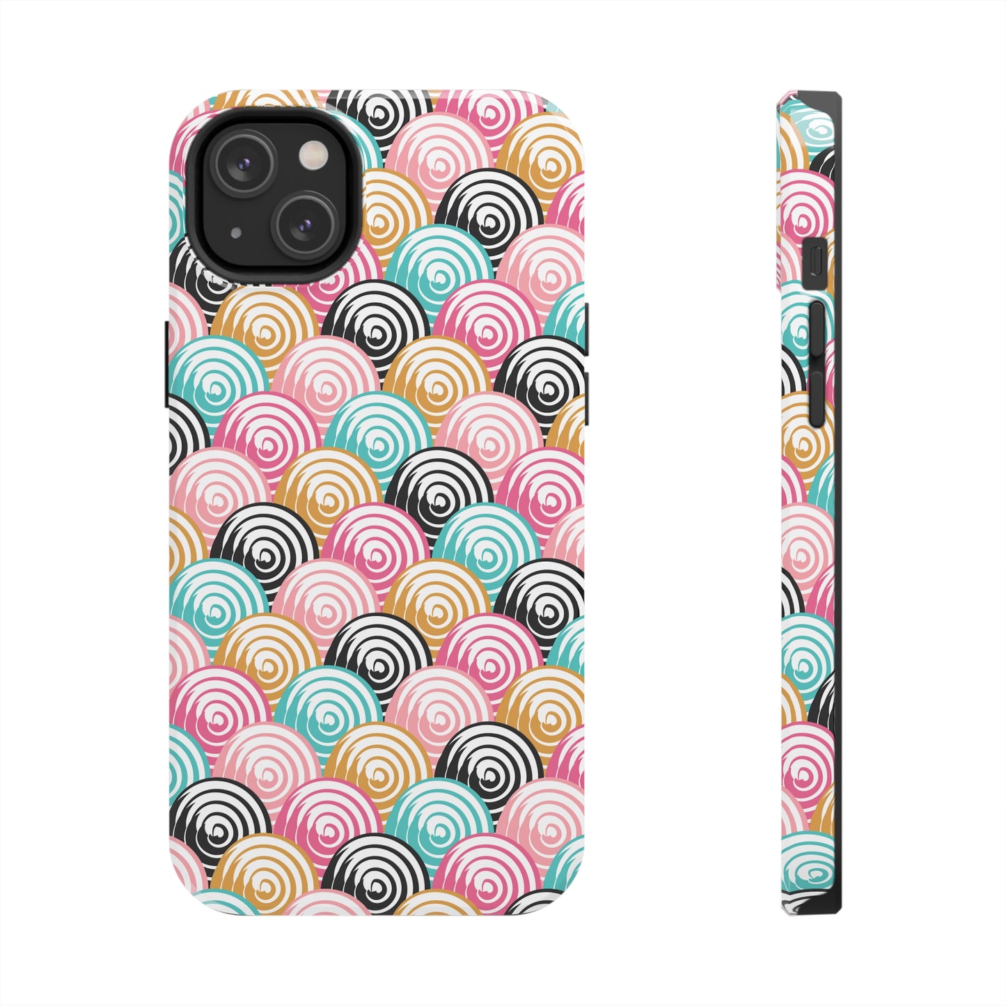 Rainbow Swirls Pattern design Tough Phone Case compatible with a large variety of iphone models