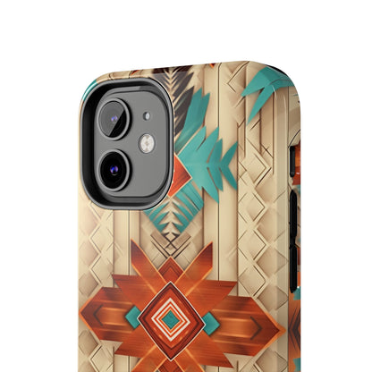 Beautiful Native American Pattern Design Tough Phone Case compatible with a large variety of iPhone models, Gift, Phone Case