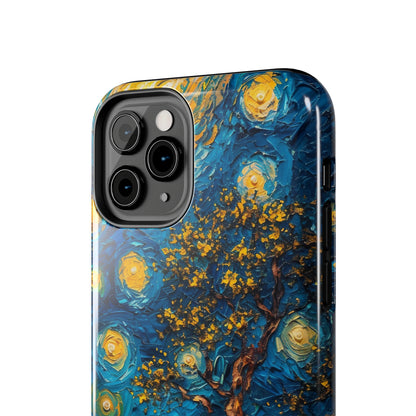 Yellow Dreamy Artistic Sky Design Tough Phone Case