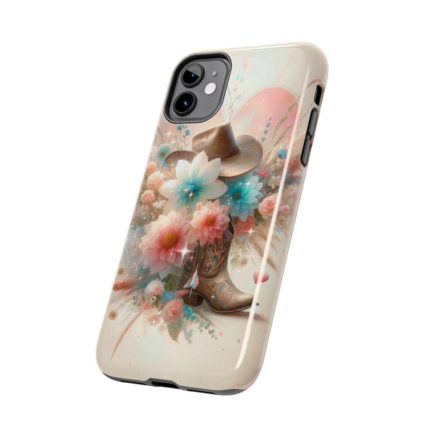 Western Boho Pattern Design Tough Phone Case compatible with a large variety of iPhone models, Gift, Phone Case