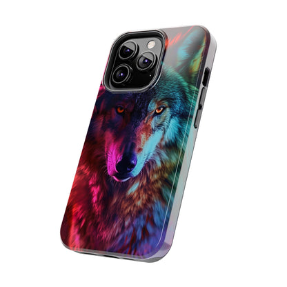 Wolf Digital print Design Tough Phone Case compatible with a large variety of iPhone models, Gift, Phone Case