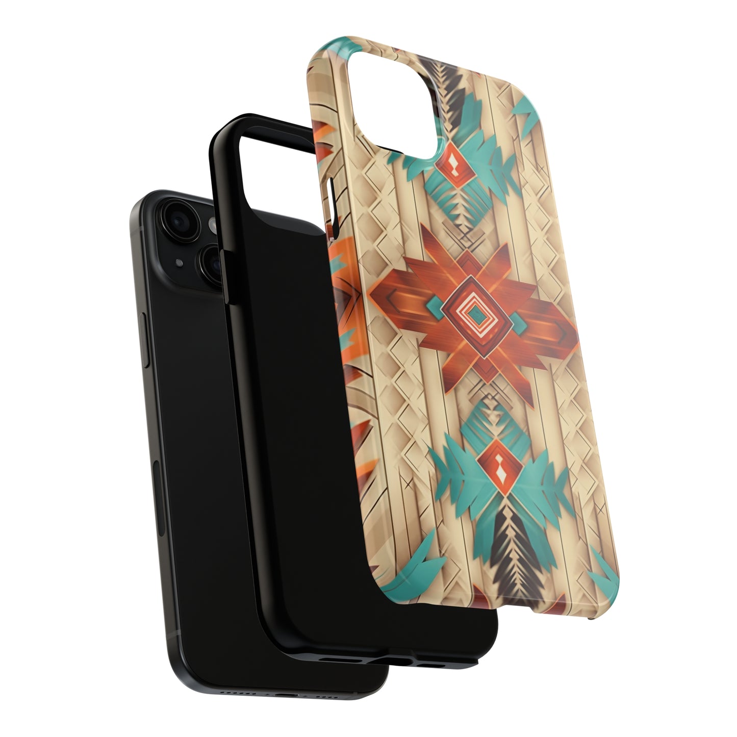 Beautiful Native American Pattern Design Tough Phone Case compatible with a large variety of iPhone models, Gift, Phone Case