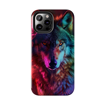 Wolf Digital print Design Tough Phone Case compatible with a large variety of iPhone models, Gift, Phone Case