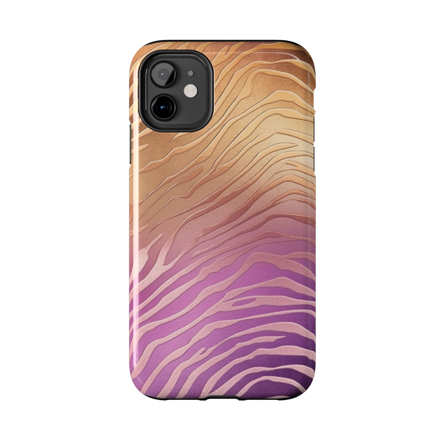 Modern Twist Zebra print design Phone Case- Lightweight, Impact Resistant Cover for iPhone 6, 6s, 12, 13, 14, 15