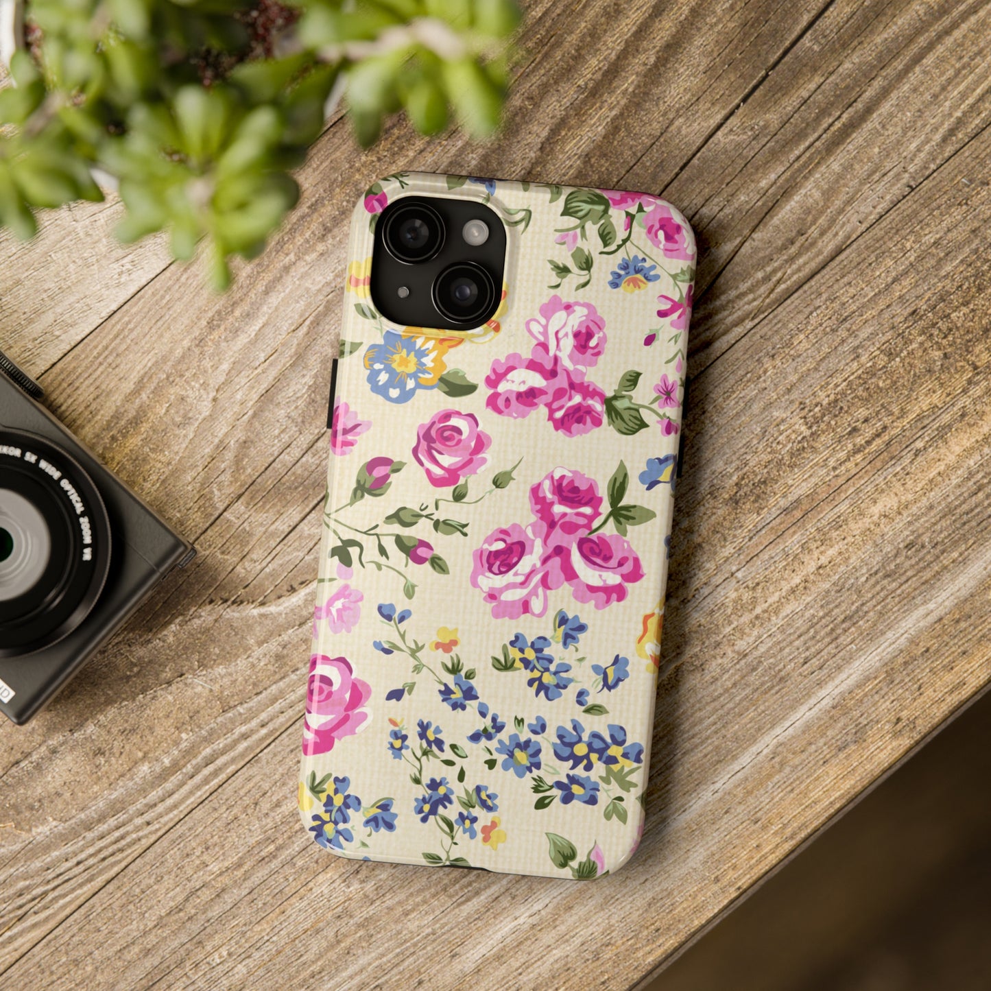 Western Pink Roses Design Tough Phone Case compatible with a large variety of iphone models