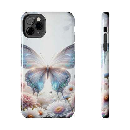 Fantasy Butterfly and Floral design Tough Phone Case compatible with a large variety of iphone models