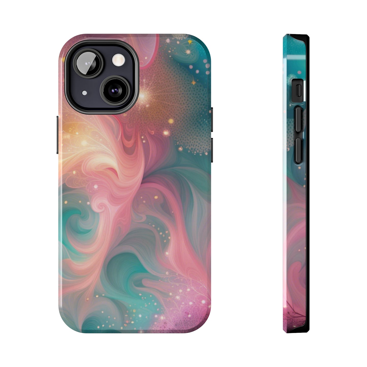 Pastel Pattern Design Tough Phone Case compatible with a large variety of iPhone models, Phone Case, Gift