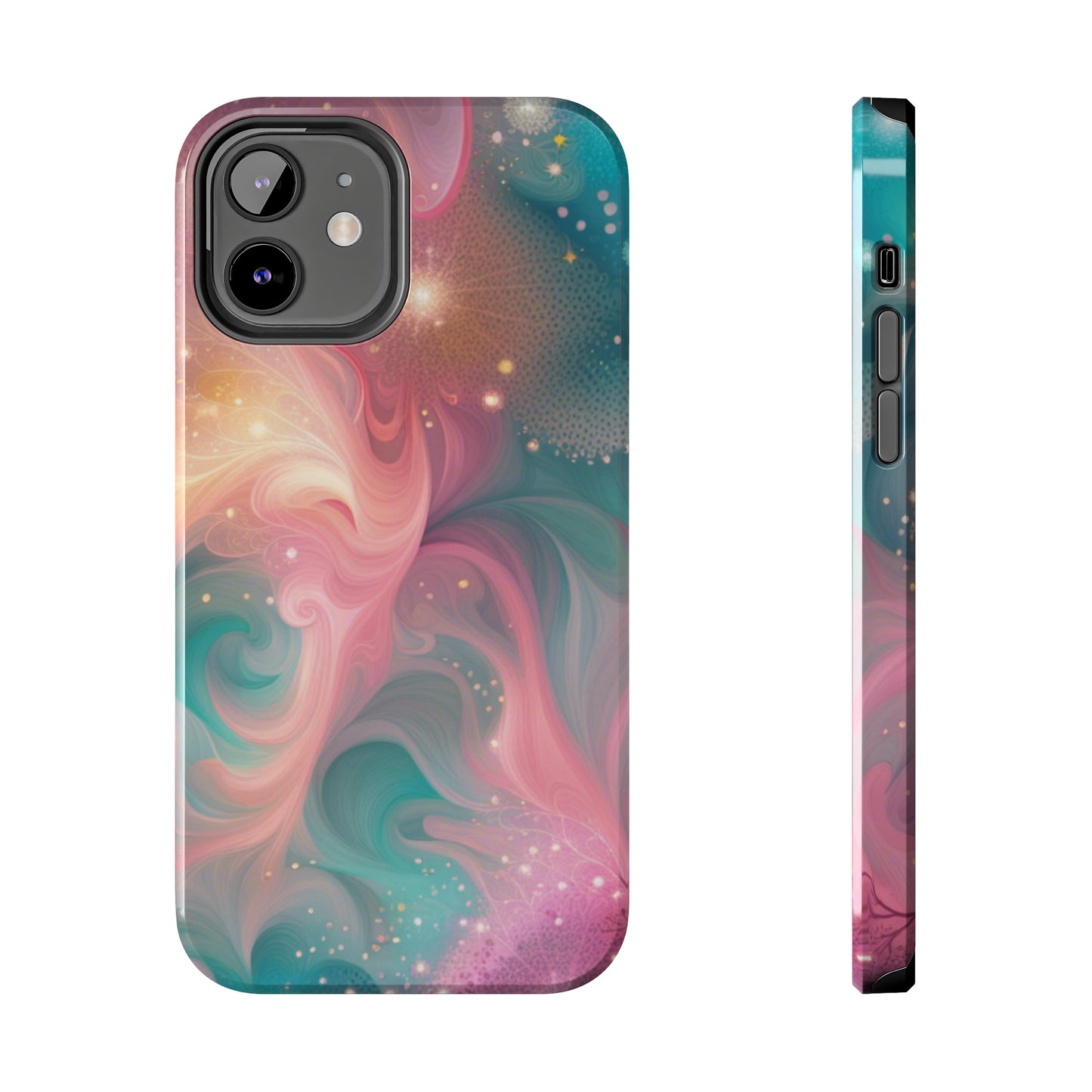 Pastel Pattern Design Tough Phone Case compatible with a large variety of iPhone models, Phone Case, Gift