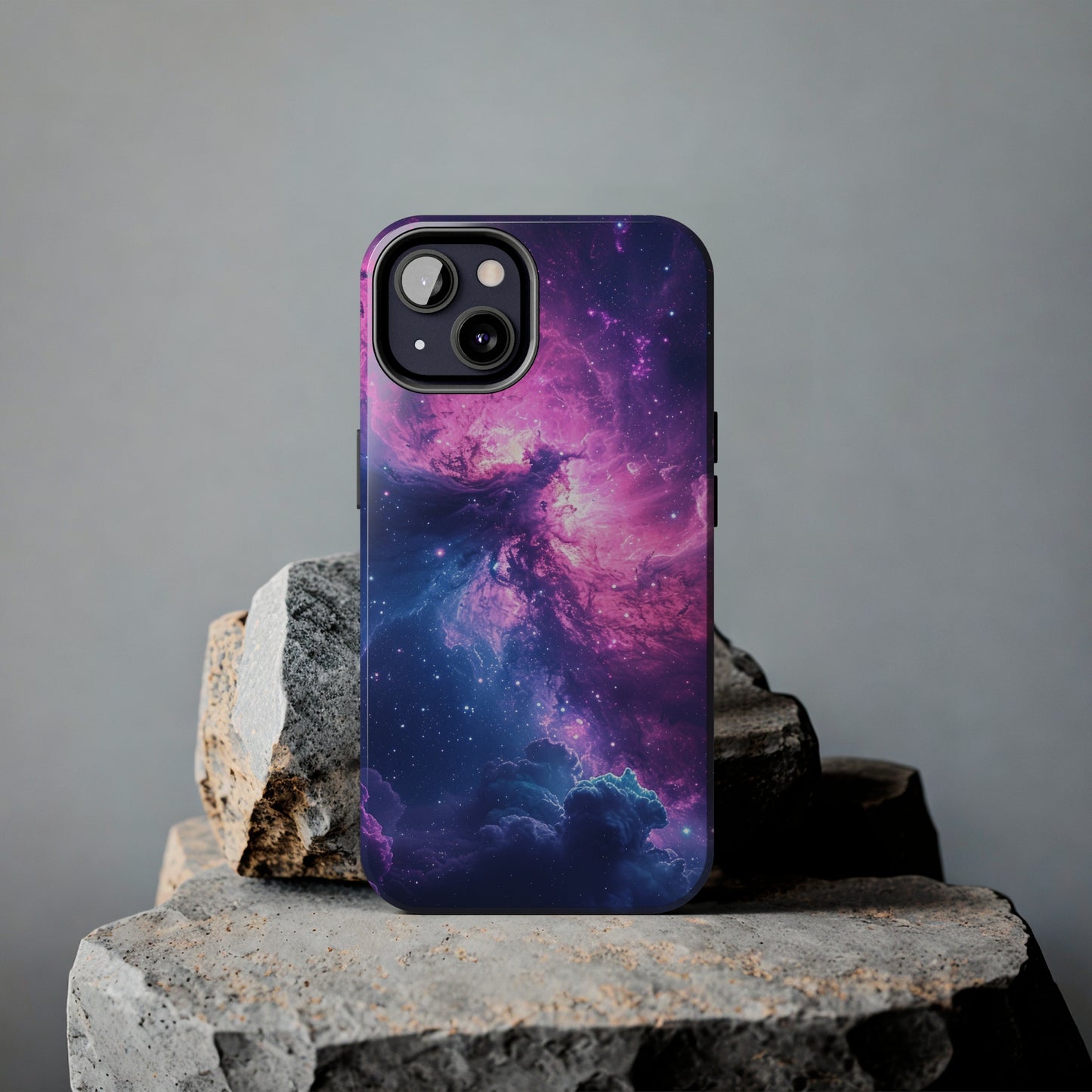 Cosmic Landscape Starry Night Design Phone Case- Lightweight, Impact Resistant Cover for iPhone 6, 6s, 12, 13, 14, 15