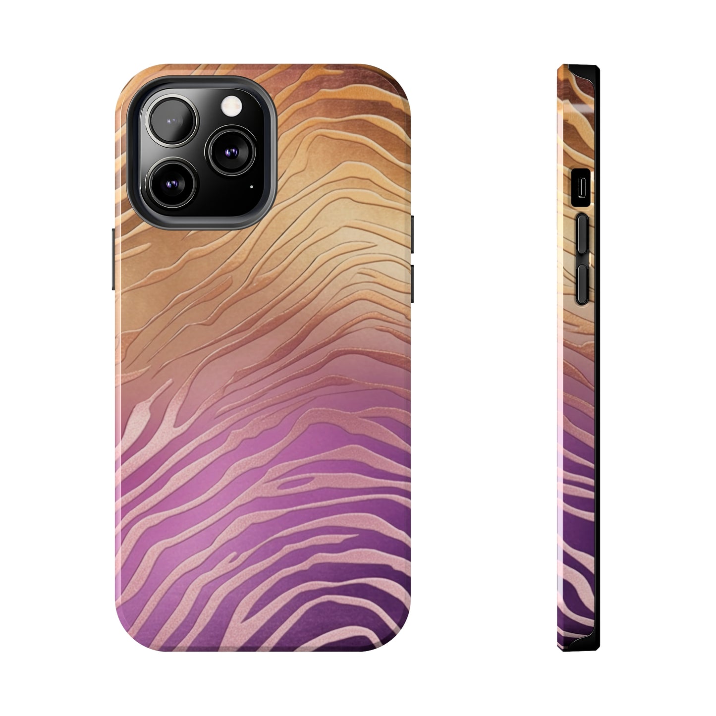 Modern Twist Zebra print design Phone Case- Lightweight, Impact Resistant Cover for iPhone 6, 6s, 12, 13, 14, 15