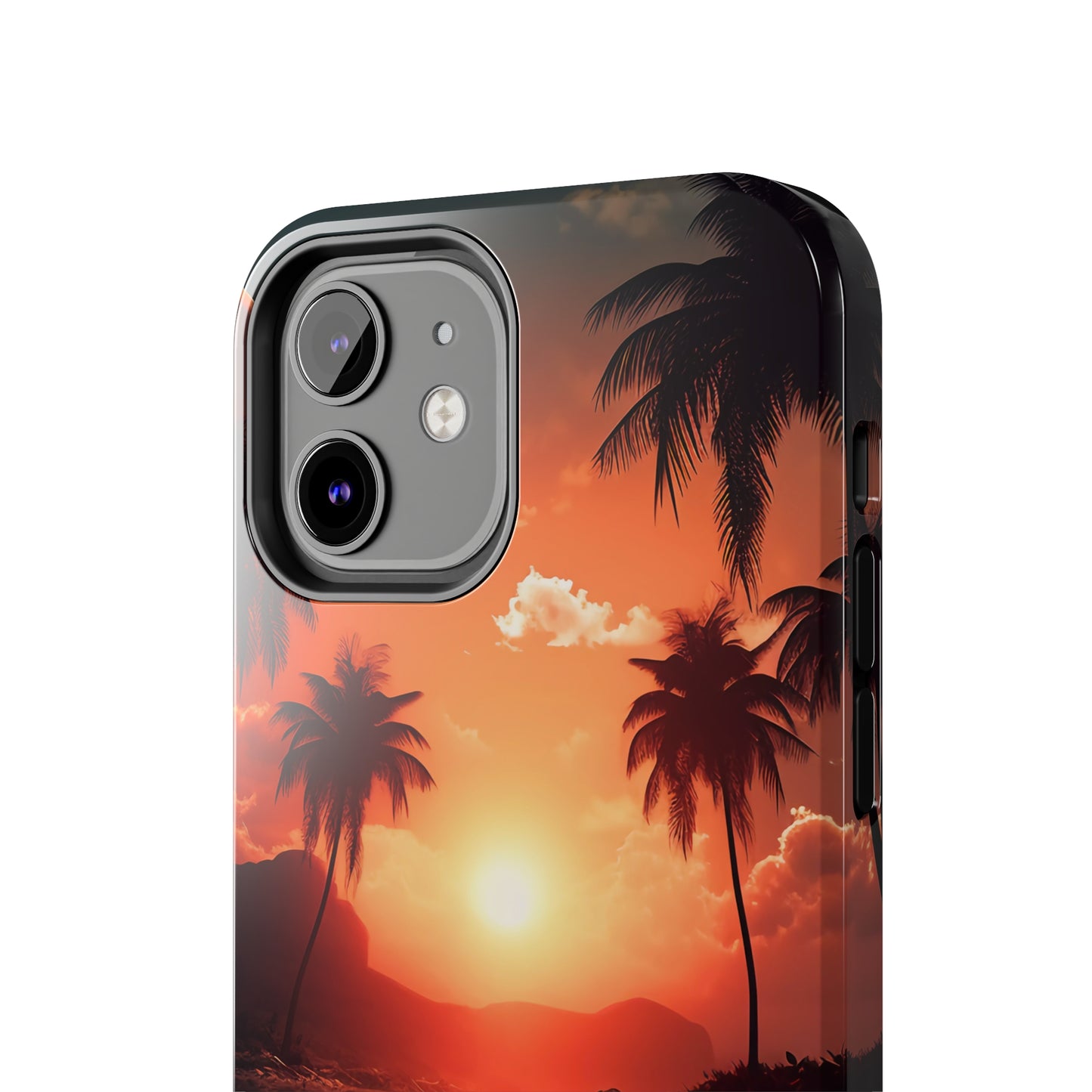 Sunset Beach Design iPhone Case, Beautiful Beach Scene, Artsy Surf Design, Protective Phone Cover compatible with a large variety of iPhone models, Phone Case, Gift