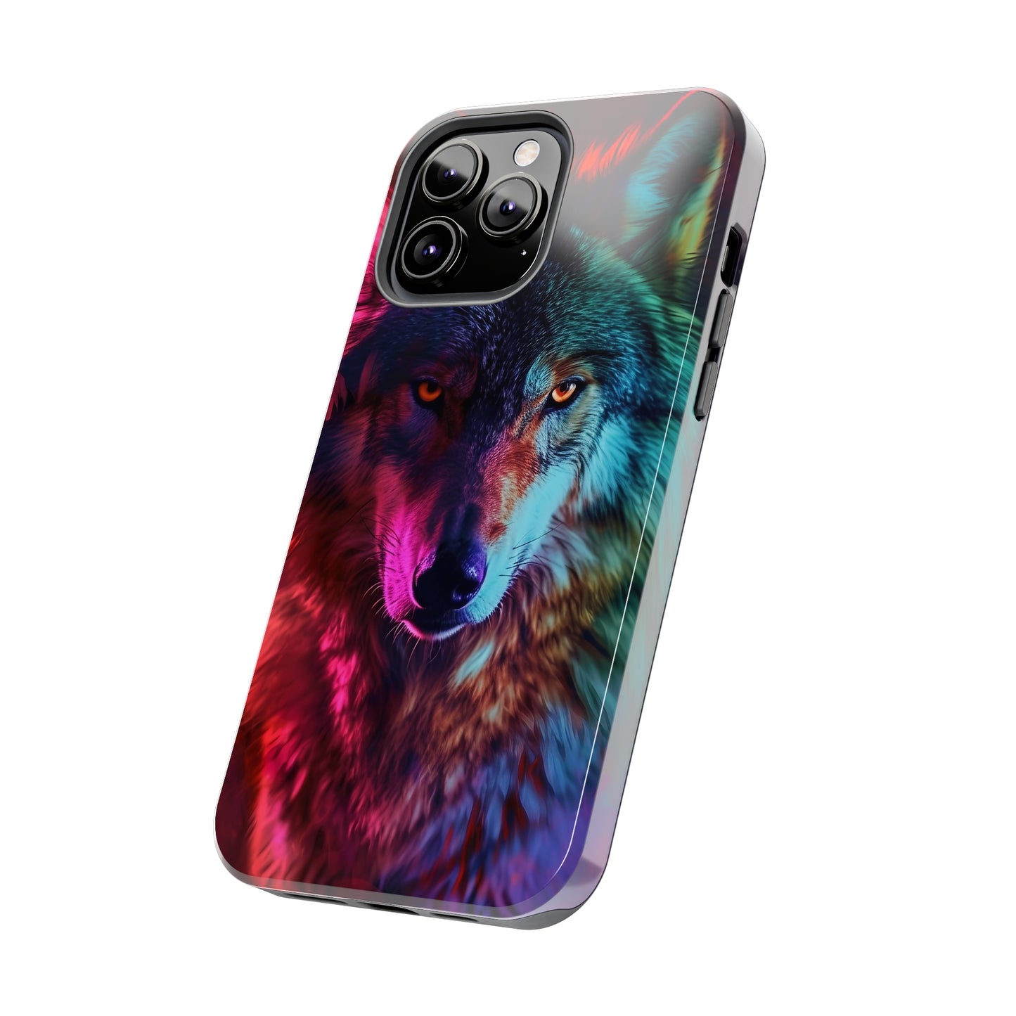 Wolf Digital print Design Tough Phone Case compatible with a large variety of iPhone models, Gift, Phone Case