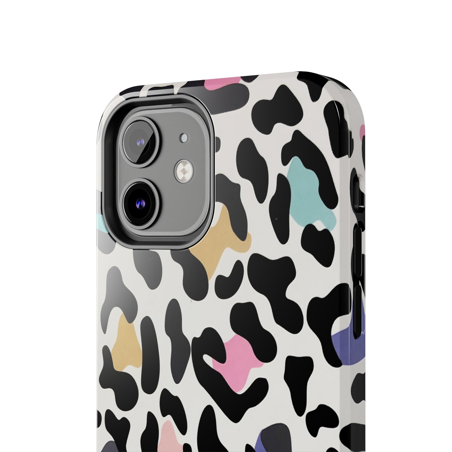 Rainbow Leopard Print design Tough Phone Case compatible with a large variety of iPhone models, Birthday Gift, Phone Case